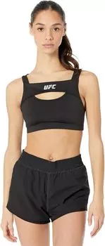 Многослойный спортивный бюстгальтер UFC, цвет Black/Black
