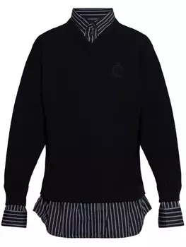 Многослойный свитер Balenciaga, черный