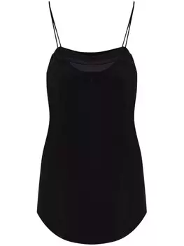 Многослойный топ Balmain, черный