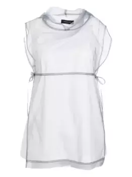 Многослойный топ без рукавов Fabiana Filippi, серый