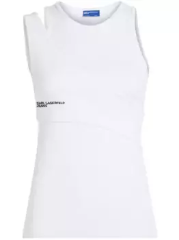 Многослойный топ Karl Lagerfeld Jeans, белый