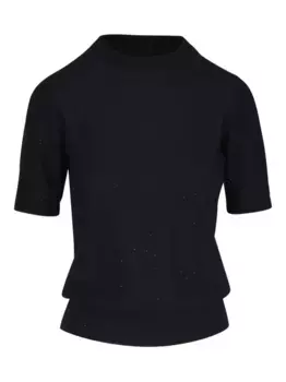 Многослойный топ Kinross Cashmere, черный