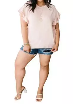 Многослойный топ Lea в розовом цвете Cotton Bleu