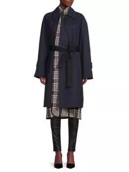 Многослойный тренч реглан Balenciaga Navy