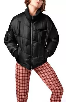 Многостежковый пуховик Bernardo, черный