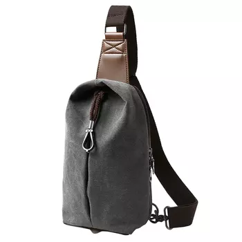 Mo Yi Мужская сумка-слинг Ink one/MOYYI, Серый