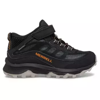 Moab Speed Mid A/C Водонепроницаемые детские горные ботинки Merrell, чёрный