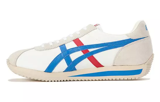 Moal 77 NM Кроссовки унисекс с низким верхом, белые/синие/красные Onitsuka Tiger