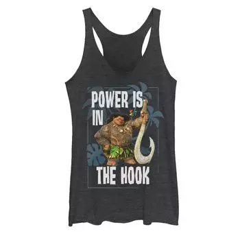 Моана Мауи из Disney для юниоров Power Is In The Hook Портретная графическая майка Licensed Character