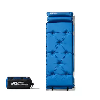 Mobi Garden автоматическая надувная уличная палатка, спальный коврик, влагостойкий коврик, походный коврик SP, синий (толщина 6 см для одного человека)