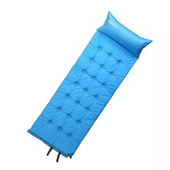 Mobi Garden автоматический надувной напольный коврик для кемпинга, одиночная расширенная и утолщенная лесная кружевная подушка, складной влагостойкий коврик, синий мох