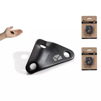 Mobi Garden аксессуары для улицы из алюминиевого сплава, треугольная деталь, регулировка длины, противоскользящая фиксированная пряжка, черный цвет (2 упаковки)