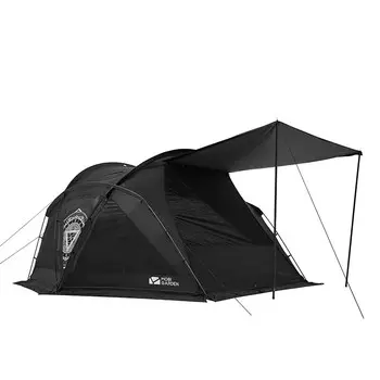 Mobi Garden черненая походная палатка, уличная ветрозащитная и непромокаемая четырехсезонная палатка, портативная складная большая смотровая палатка V, ночь, черная
