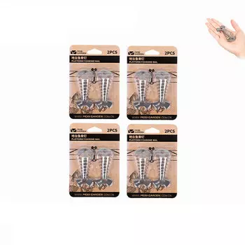 Mobi Garden фиксированные гвозди для уличной палатки, ветрозащитные гвозди, гвозди из рыбьей кости для платформы из алюминиевого сплава, гвозди из рыбьей кости для платформы * 4 упаковки