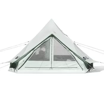 Mobi Garden Изысканная кемпинговая юрта, большая палатка для космического лагеря, хлопковая непромокаемая солнцезащитная палатка Era 240 Shanlan Green