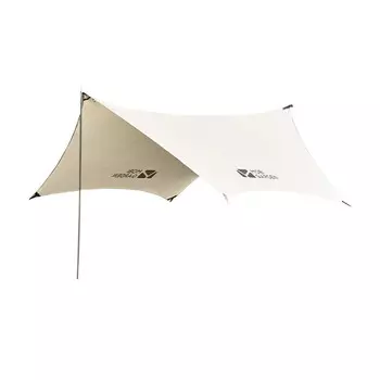Mobi Garden изысканный солнцезащитный для кемпинга на открытом воздухе для пикника, семейный большой навес NX21661015 цвета слоновой кости