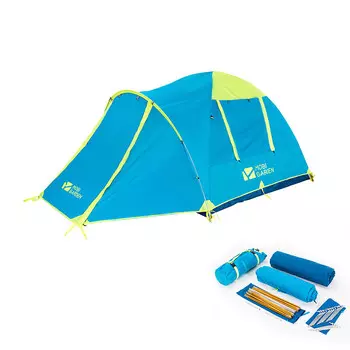 Mobi Garden кемпинг альпинизм ветрозащитная и непромокаемая двухслойная палатка с алюминиевым столбом Lengshan Lengshan 3AIR версия для передней комнаты