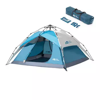 Mobi Garden кемпинг полностью автоматическая утолщенная солнцезащитная пляжная портативная складная большая палатка LD автоматическая версия-небесно-голубой