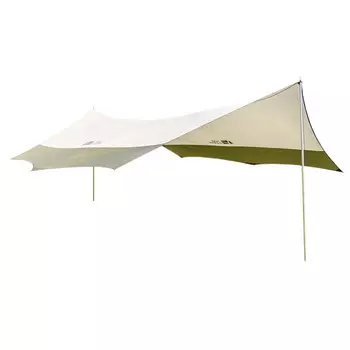 Mobi Garden кемпинговая палатка с навесом-перголой складной тент Junting улучшенная версия 520-оливково-зеленый для более чем 8 человек