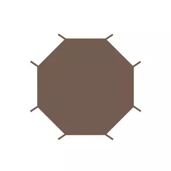 Mobi Garden кемпинговый хлопковый коврик для палатки водонепроницаемый и влагостойкий коврик Anno 260 напольный коврик