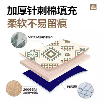 Mobi Garden коврик для пикника кемпинг портативный коврик полевой газон коврик для пикника NX21663022 азуритовый синий 200*220