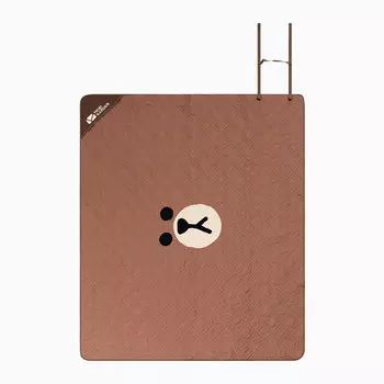 Mobi Garden Line Friends совместный динамический портативный складной коврик для пикника Brown Bear NX21663001