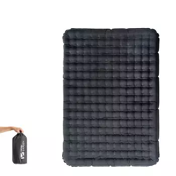 Mobi Garden Надувная кровать для кемпинга на открытом воздухе, бытовой диван на воздушной подушке, складной надувной матрас JX Rock Grey (двойная модель)