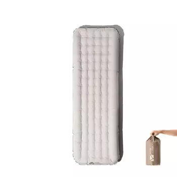 Mobi Garden надувная кровать для кемпинга на открытом воздухе, бытовой диван, надувная подушка, складной надувной матрас JX светло-песочного цвета (одна модель)