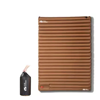 Mobi Garden надувная кровать портативная водонепроницаемая подушка для кемпинга на открытом воздухе портативный надувной матрас надувная подушка для ног JN каштановый (двойной)