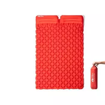 Mobi Garden надувной коврик для кемпинга на открытом воздухе, коврик для палатки, спальный коврик, влагостойкий коврик из ТПУ, Yicai Orange (двойной) с подушкой