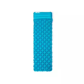 Mobi Garden надувной коврик для кемпинга на открытом воздухе, палатка, влагостойкий коврик с подушкой, спальный коврик, сверхлегкий переносной напольный коврик, одиночный с подушкой, небесно-голубой