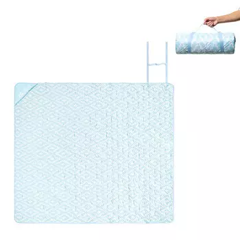 Mobi Garden напольный коврик, коврик для пикника, можно стирать в машине, [6-8 человек собираются вместе] азуритовый синий 200*220