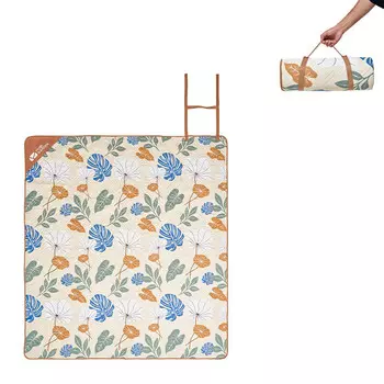 Mobi Garden напольный коврик, можно стирать в машине, коврик для пикника [4-6 человек, семейный кемпинг] рис в японском стиле 180*200