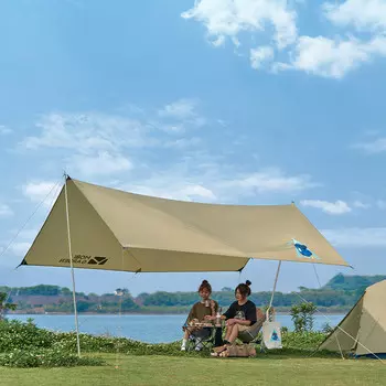 Mobi Garden NX21661024 качающаяся совместная модель для кемпинга, палатка с навесом, портативная палатка для кемпинга, кемпинга, песочного цвета
