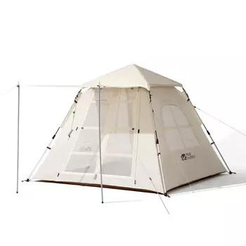 Mobi Garden NX22561007 полностью автоматическая палатка для уличного парка, быстровозводимая солнцезащитная детская палатка, портативная, кремового цвета