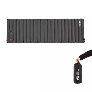 Mobi Garden односпальная и двуспальная надувная кровать, портативная, для кемпинга, влагостойкая подставка для ног, надувной матрас, темно-серый железо (одинарный)