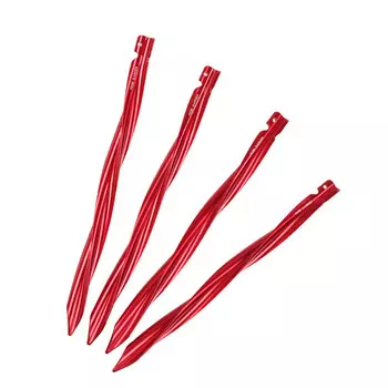 Mobi Garden открытый кемпинг алюминиевый сплав ветрозащитные крепежные аксессуары сверхмощные ввинчивающиеся гвозди для пола Mitsubishi красный цвет восходящего солнца