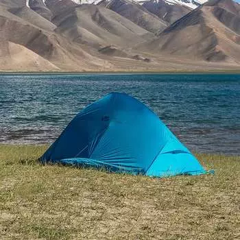 Mobi Garden открытый кемпинг алюминиевый столб ветрозащитный и непромокаемый одинарная и двойная палатка легкая езда сверхлегкий двойной комплект для кемпинга A