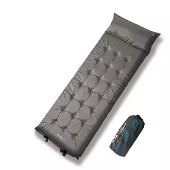 Mobi Garden открытый кемпинг автоматический надувной коврик расширенный и утолщенный лесной кружевной подушка складной влагостойкий коврик MJ серый