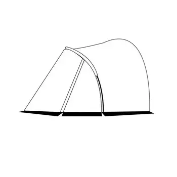 Mobi Garden открытый кемпинг большое пространство утолщенный непромокаемый открытый кемпинг мяч палатка Commander 185 передний зал лунный свет белый