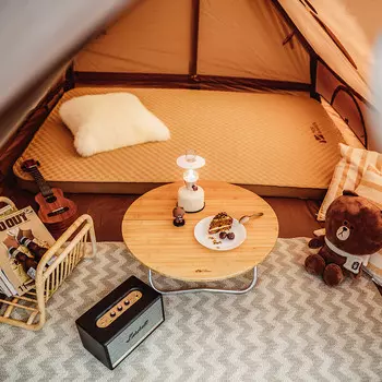 Mobi Garden открытый кемпинг палатка спальный коврик утолщенный одинарный и двойной надувной матрас кровать влагостойкий коврик 9 см двойной надувной матрас