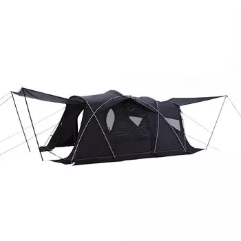 Mobi Garden Outdoor черненая серия для кемпинга, большая космическая семейная туннельная палатка для отдыха, звездное небо (70D), ночь, черная