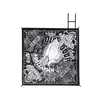 Mobi Garden Outdoor черный портативный коврик для ползания на природе, можно стирать в машине, коврик для пикника, грязи, ночной черный