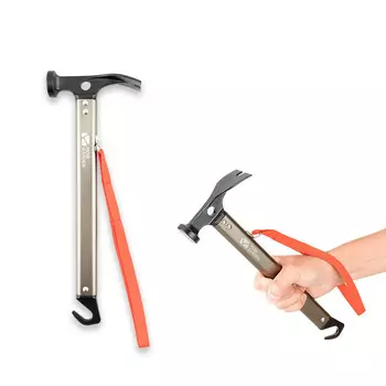 Mobi Garden Outdoor многофункциональный инструмент, палатка, молоток для гвоздей, инженерное оборудование для выживания на местах, чугунный молоток, титановый цвет