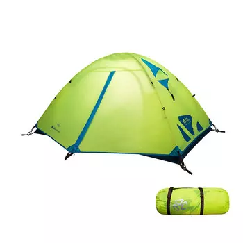 Mobi Garden Outdoor непромокаемая и ветрозащитная палатка для кемпинга на открытом воздухе Lengshan AIR обновленная версия флуоресцентно-желтого цвета (двойная)