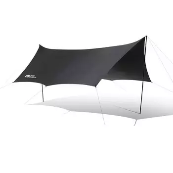 Mobi Garden Outdoor непромокаемый тент, палатка для кемпинга Junting 520 (виниловая версия) ночной черный [2 опорных стойки]