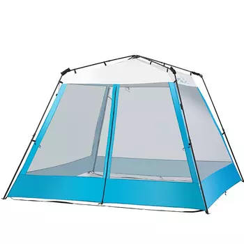 Mobi Garden Outdoor палатка-павильон, полностью автоматическая, быстро открывающаяся, портативная, для парка, кемпинга, отдыха, палатка лесного типа, навес с нулевым движением, небесно-голубой