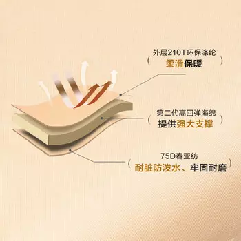 Mobi Garden Outdoor палатка, подушка для сна, надувная кровать, ворс, односпальная, двойная, тройная, влагостойкая подушка, каштаново-коричневый (одинарный, 3 см)