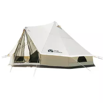Mobi Garden Outdoor палатка портативная тяжелая непромокаемая большая палатка для кемпинга из утолщенного хлопка Era 260 цвета слоновой кости