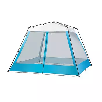 Mobi Garden Outdoor складная палатка на 4-6 человек, полностью автоматическая защита от солнца, парковый павильон, навес для кемпинга, павильон 210, небесно-голубой
